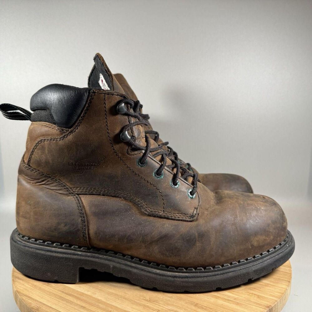 Red Wing Boots 2206 Mens 11 M 6 Inch Waterproof Safety Steel Toe Work Farm Chore